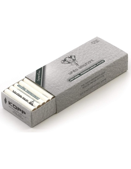Filtros de tubo de 6mm Meerschaum - Caja de 45 filtros Filtros de tubo de 6mm Meerschaum - Caja de 45 filtros