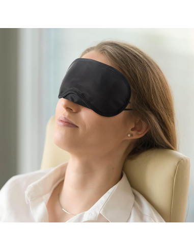 50 Piezas Antifaz para Dormir Hicarer con Almohadilla Nasal