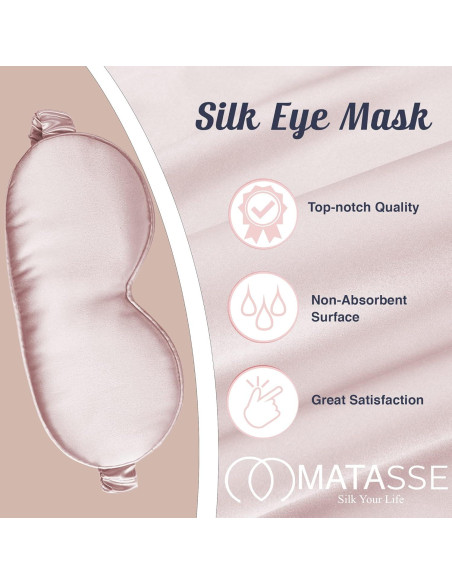 Máscara de Ojos de Seda Matasse 3D Ajustable Rosa Máscara de Ojos de Seda Matasse 3D Ajustable Rosa