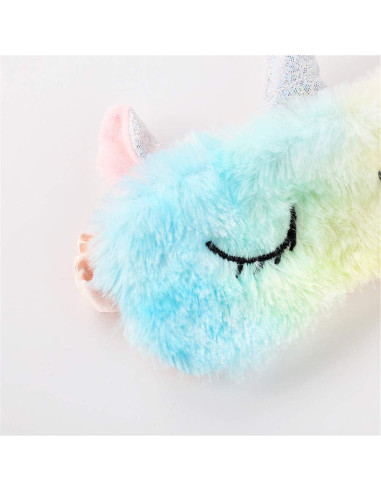 Máscara de Sueño KANOA Unicornio Arcoíris Suave 15x10cm