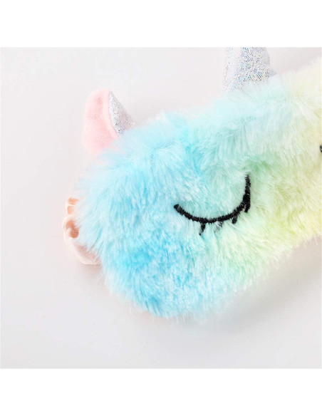Máscara de Sueño KANOA Unicornio Arcoíris Suave 15x10cm Máscara de Sueño KANOA Unicornio Arcoíris Suave 15x10cm