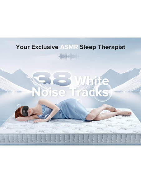 TOPOINT Máscara para Dormir 3D con Auriculares Bluetooth 5.4 TOPOINT Máscara para Dormir 3D con Auriculares Bluetooth 5.4
