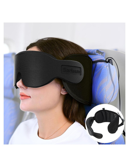 Almohada de Viaje SARISUN con Máscara para los Ojos Almohada de Viaje SARISUN con Máscara para los Ojos