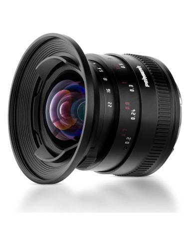 Lente Gran Angular PERGEAR 12mm F2 II Manual para M4/3