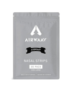 Tiras Nasales AIRWAAV 30 Ct - Mejora Sueño y Rendimiento