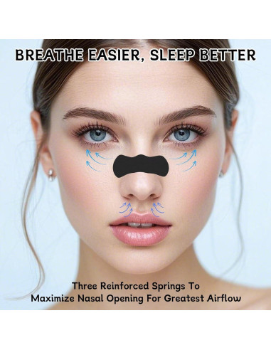 Tiras Nasales Breathe Easy Drabness 40 Unidades Fuerza Extra