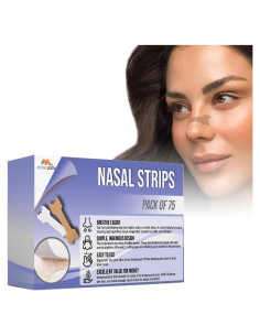 Tira Nasal Anti-Ronquidos Mobi Lock 75 Piezas Pequeñas
