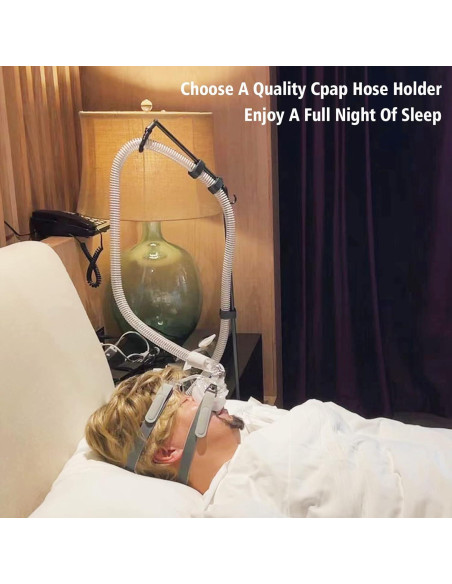 Soporte de Manguera CPAP LONYEON - Base Triangular Fija Soporte de Manguera CPAP LONYEON - Base Triangular Fija