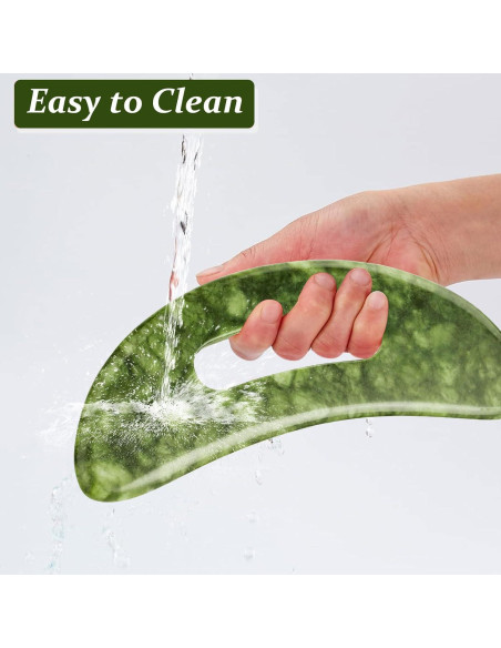 Gua Sha Jade Grande Ideayard para Drenaje Linfático Gua Sha Jade Grande Ideayard para Drenaje Linfático