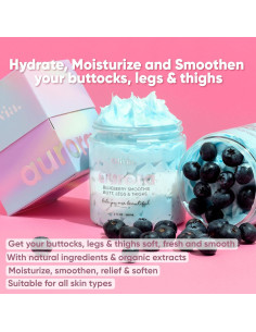 Crema Nutritiva Olivia Beauty para Glúteos y Muslos 240ml 2