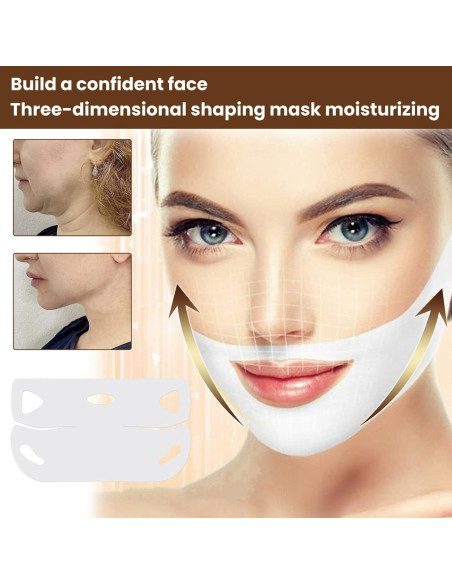 Mascarilla V Line Lifting Felico - 5 Piezas Hidrogel Colágeno Mascarilla V Line Lifting Felico - 5 Piezas Hidrogel Colágeno