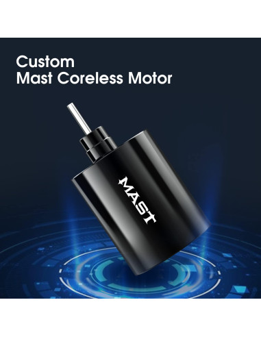 Máquina de Tatuaje Inalámbrica Mast Archer 3.5mm Negro