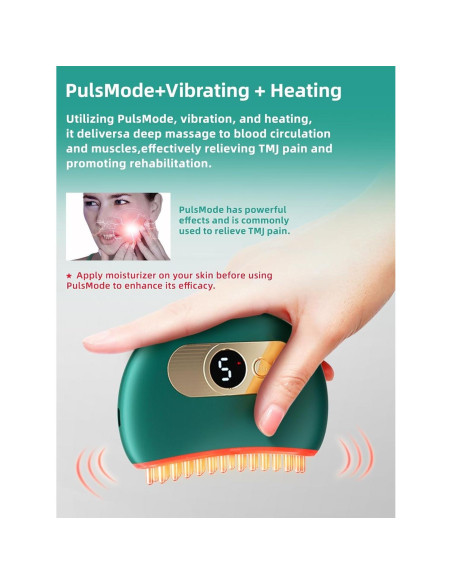 Masajeador TMJ SandoKare Ergonómico con Calentamiento y Vibración Masajeador TMJ SandoKare Ergonómico con Calentamiento y Vibración