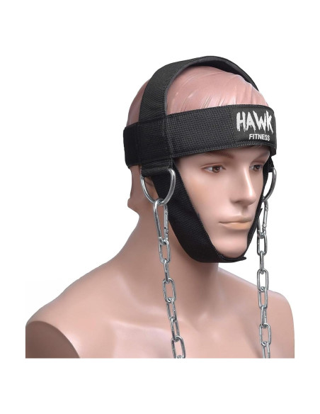 Arnés de Cuello Hawk Ajustable para Entrenamiento de Fuerza Arnés de Cuello Hawk Ajustable para Entrenamiento de Fuerza