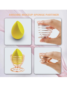 Juego de 4 Esponjas de Maquillaje BOYYJING con Estuche 2