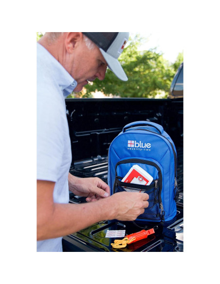 Mochila de Emergencia Blue Seventy-Two 72 Horas 1 Persona Mochila de Emergencia Blue Seventy-Two 72 Horas 1 Persona