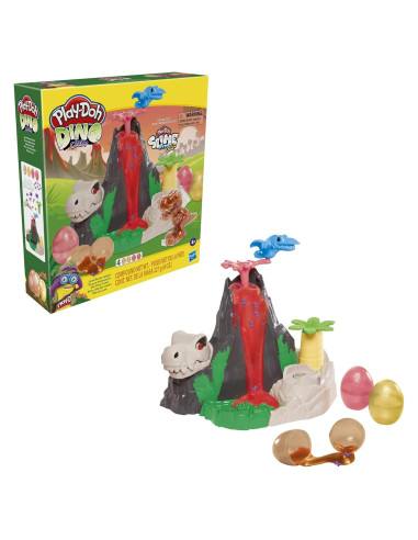 Juego de Volcán Play-Doh Slime Isla de Huesos de Lava