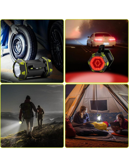 Linterna Camping Recargable AlpsWolf 4800mAh 8 Modos LED Linterna Camping Recargable AlpsWolf 4800mAh 8 Modos LED
