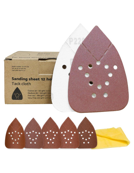 Almohadillas de Lijado S&F 60-220 Grano para Lijadora Mouse Almohadillas de Lijado S&F 60-220 Grano para Lijadora Mouse