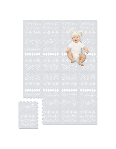 Alfombra de Juego TCBunny 16 Azulejos 1.22x1.70m Estilo Bohemio Alfombra de Juego TCBunny 16 Azulejos 1.22x1.70m Estilo Bohemio
