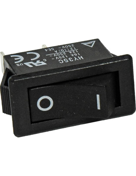 Interruptor Rocker HQRP 16A 125V para Amoladora 9403 Interruptor Rocker HQRP 16A 125V para Amoladora 9403