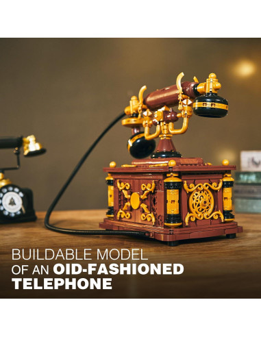 Kit de Construcción Teléfono Retro Cabagii 27x14.5x24 cm