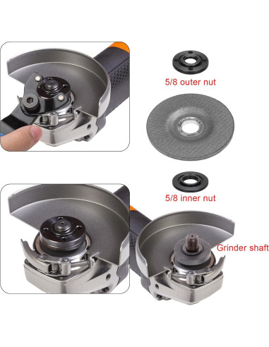 Llave de Amoladora Angular XIHIRCD con 4 Tuercas 193mm