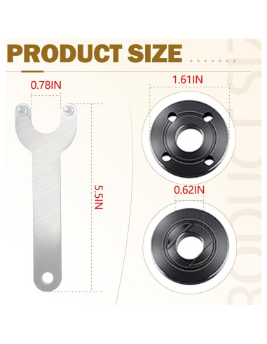 Llave para Amoladora Angular Liofairy 224399-1 5/8"-11