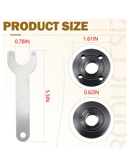 Llave para Amoladora Angular Liofairy 224399-1 5/8"-11 Llave para Amoladora Angular Liofairy 224399-1 5/8"-11