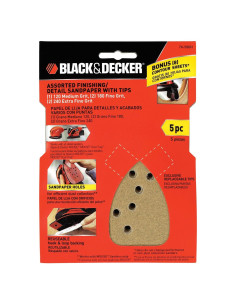 Lija de Acabado Black & Decker 74-586H Paquete de 5