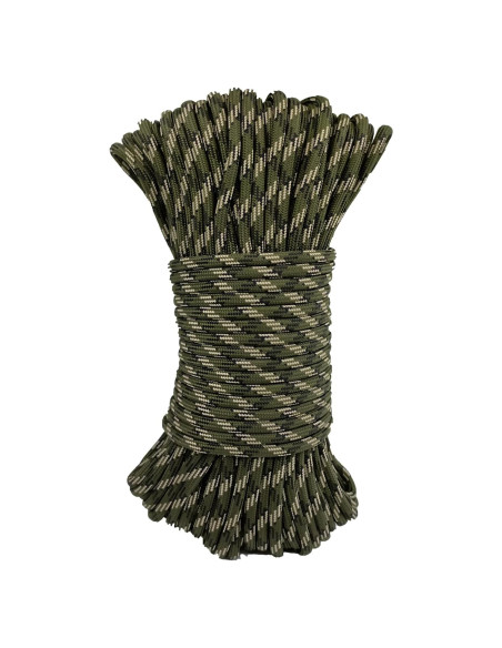 Cuerda Paracord 30,48m JIJI&ZEZE Camuflaje Verde 850lb Cuerda Paracord 30,48m JIJI&ZEZE Camuflaje Verde 850lb
