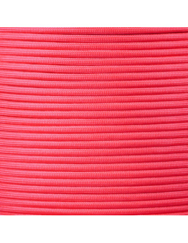 Cuerda Paracord Planet 750 Nylon 15,24 m Rosa Neón