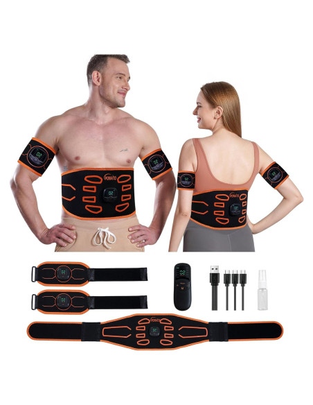 Estimulador Muscular PONATO EMS para Abdomen y Extremidades Estimulador Muscular PONATO EMS para Abdomen y Extremidades
