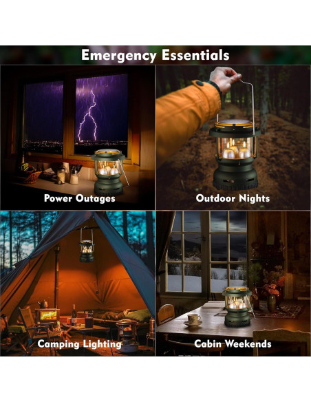 Linterna de Emergencia NOMFIX 3 Mechas Verde Bosque 18H Linterna de Emergencia NOMFIX 3 Mechas Verde Bosque 18H