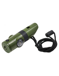 Silbato de Supervivencia ASR Outdoor LED71 7 en 1 Naranja