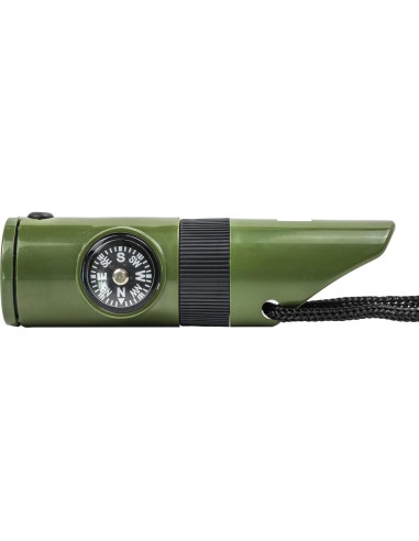 Silbato de Supervivencia ASR Outdoor LED71 7 en 1 Naranja