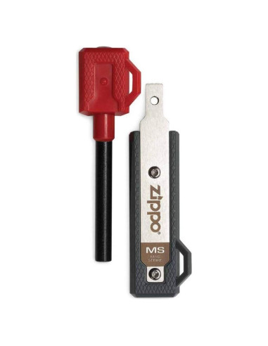 Encendedor Zippo Mag Strike Rojo con Chispas Rápidas
