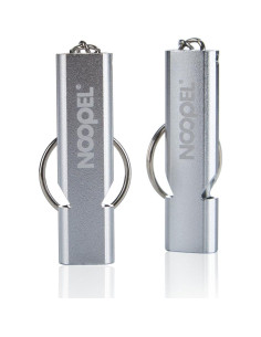 Silbato de Emergencia Noopel 2 Piezas Aluminio Ruidoso 2