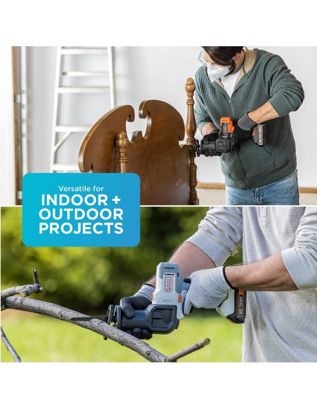 Taladro Inalámbrico BLACK+DECKER 20V con Sierra Recíproca Taladro Inalámbrico BLACK+DECKER 20V con Sierra Recíproca