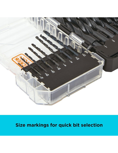 Juego de Brocas 14 Piezas BLACK+DECKER BDABO14SET Juego de Brocas 14 Piezas BLACK+DECKER BDABO14SET