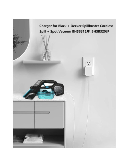 Cargador Black + Decker HFS para Limpiador Inalámbrico Cargador Black + Decker HFS para Limpiador Inalámbrico