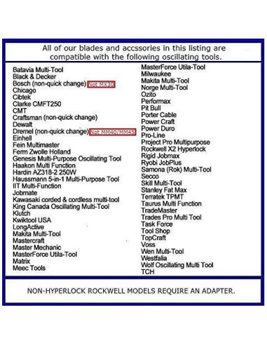 50 Hojas de Sierra Oscilante Bi-Metal Diagtree 16cm Duraderas