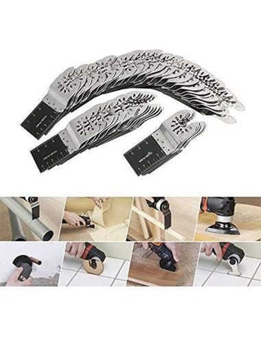 50 Hojas de Sierra Oscilante Bi-Metal Diagtree 16cm Duraderas