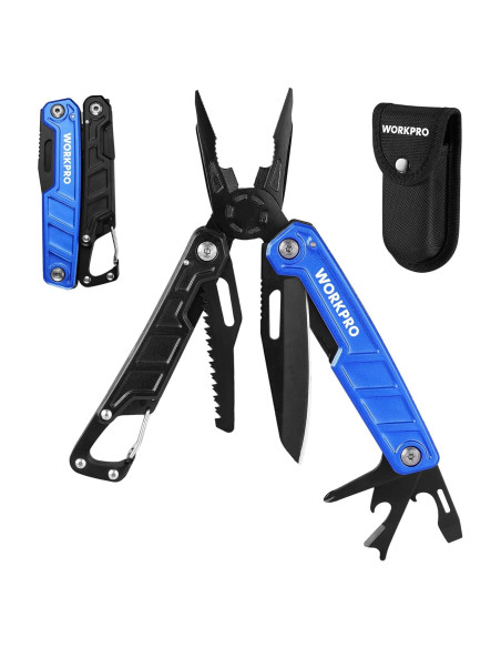 Multiherramienta WORKPRO 11 en 1 con Martillo y Funda Multiherramienta WORKPRO 11 en 1 con Martillo y Funda