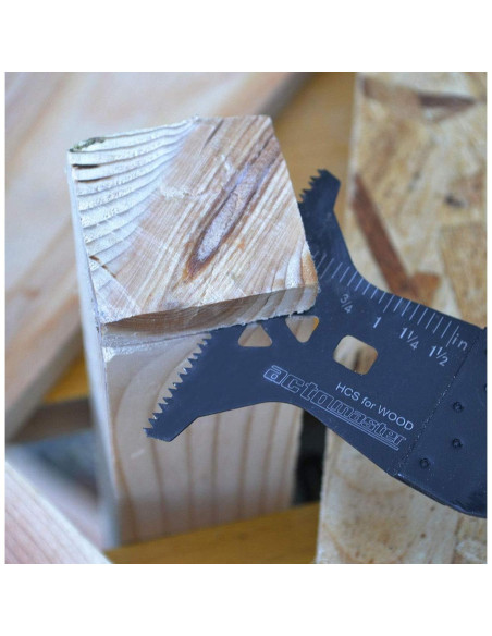 Cuchillas de sierra oscilante ACTOMASTER 8 piezas para madera Cuchillas de sierra oscilante ACTOMASTER 8 piezas para madera