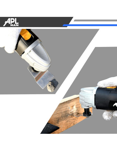 Herramienta Oscilante APLMAN 1.6A 8 Accesorios y Caja