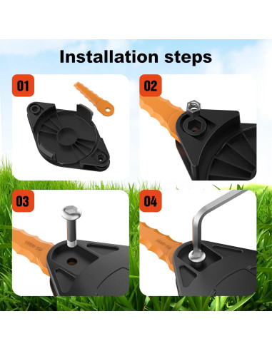 Cabezal de cuchillas RIVERSHINE para Black Decker GH900 y más