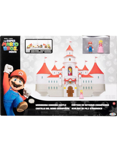 Juego de Castillo del Reino Champiñón Mario Peach 3+