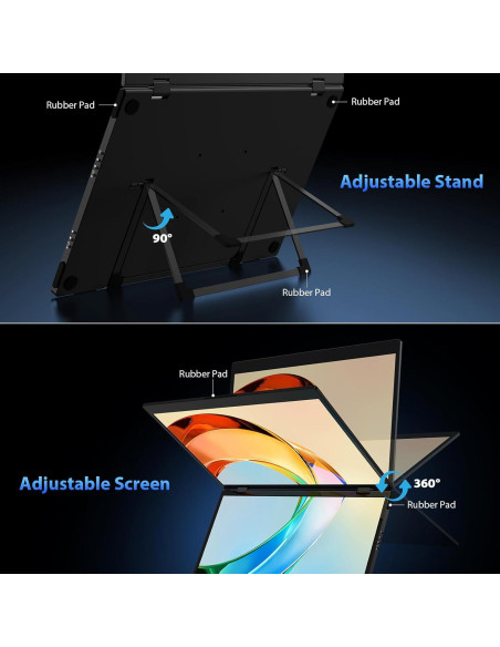Extensor de Pantalla Triple HotYeah 15.6" FHD USB-C Plegable Extensor de Pantalla Triple HotYeah 15.6" FHD USB-C Plegable