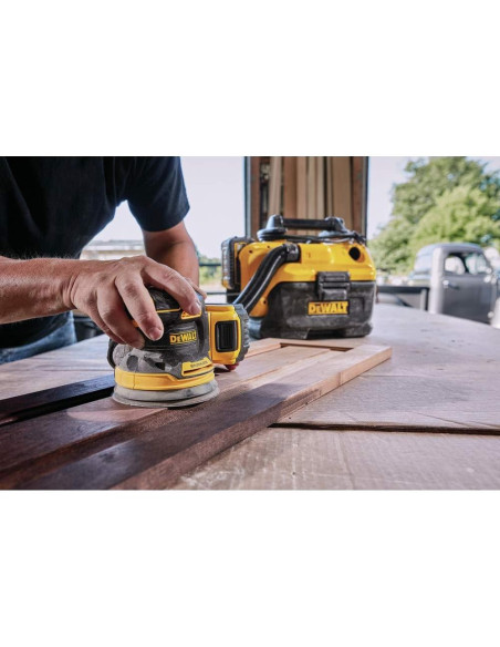 Lijadora Orbital Aleatoria DEWALT 20V MAX 5" con Batería Lijadora Orbital Aleatoria DEWALT 20V MAX 5" con Batería